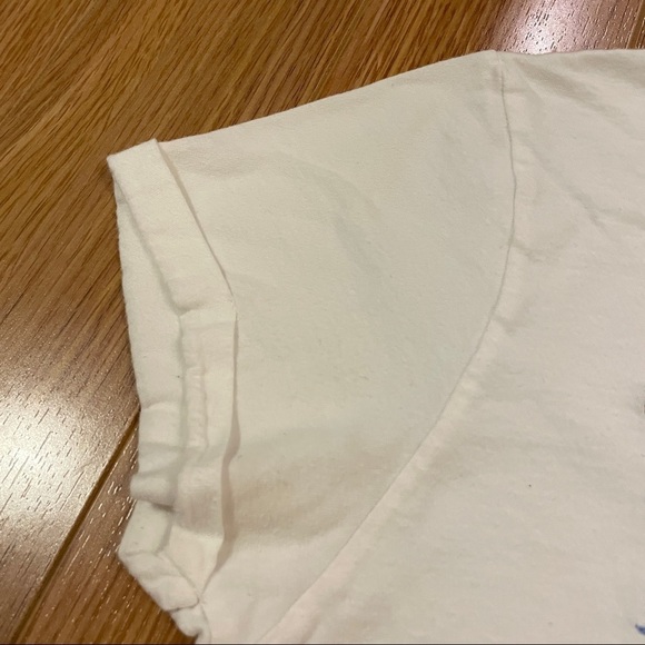 Zara Trafaluc White Embroidery Tee Size M - Picture 10 of 12